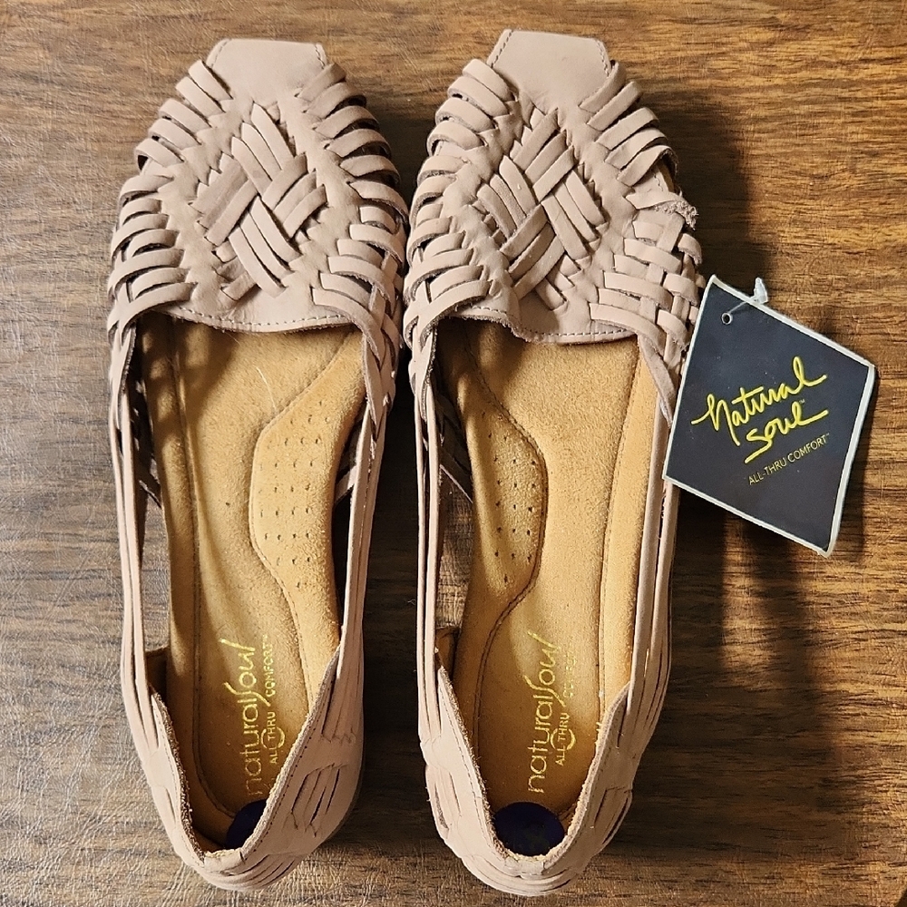 Natural Soul Tan Huarache / Loafer